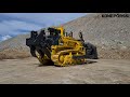 Komatsu D475A-8 (120 t) world premiere at oil shale quarry in Estonia.