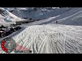 [4K] Skiing Tignes, Final Run of the Season - Aiguille Rouge to Chaudannes, France, GoPro HERO11