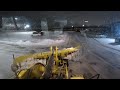 Clearing Snow From A Sobeys with Wheel Loader and MetalPless MaxxPro | Snow Removal