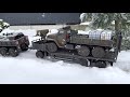 Cross RC , BC8, UC6, Kraz255- Action im Schnee