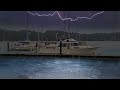 Stay Focused: Heavy Rain at Oregon Coast Docks