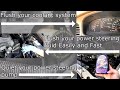 How to Flush Your Power Steering Fluid