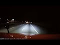 Garmin Dashcam 55 Night test video 1440p (dirty windshield)