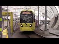 Manchester Metrolink M5000 Trams at St Peter's Square & Victoria Station.  July 2018