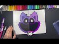 Artist Draws CatNap With 4 Different Art Products!!