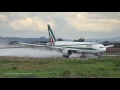 [HAILSTORM 2] Alitalia Boeing 772 TakeOff Rome Fiumicino Int. FCO-LIRF