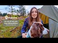 “Don’t you get nervous?” Stealthy Tarp Camping in the Woods | Lake District Wild Camp