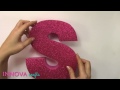 DIY crafts: 3D LETTERS (Room decor) - Innova Crafts