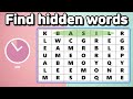 find hidden words 👀 3 hidden words 💖 word puzzle #quiz #braingames #puzzlegame