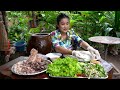 Market show: Banh hoi recipe -  Pork, pork organs cooking - Countryside Life TV