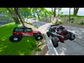 OFFROAD CAR JUMP - CRASH BeamNG.drive