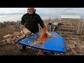 Splitting NASTY MUDDY FIREWOOD, or maybe NOT?