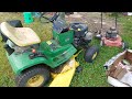 John Deere 111 engine swap