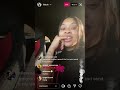 Lil Durk ig live with India