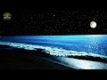 Fall asleep music with ocean noise & soft piano | relaxation music - wave noise