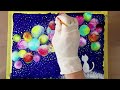 Draw with Balloons/ Acrylic Painting