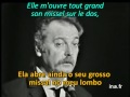 Misogynie à Part (Georges Brassens) legendada em galego-português