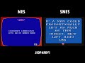 All NES Vs SNES Games Compared Side By Side