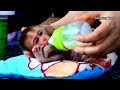 So Pitiful !! Newborn Baby Monkey Dody Cry SO Loudly Request Milk From Mom