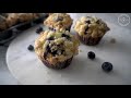 Easy Blueberry Muffins with Streusel Topping | Chichabon