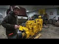 Bay City Shovel Engine Painting and Installation | Caterpillar D4600