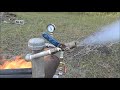 Water tube boiler test