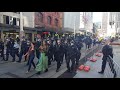 Covid lockdown proteset AMAZING footage in Sydney