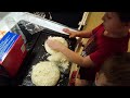 Making pizza