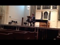 Ian Morin's Part I...Junior Recital Performance at Stetson University