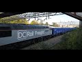 DCR 56091 screams & thumps past Cockshute working Chaddesden Sidings to Ravenshead Sidings 22/10/22