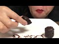 ASMR | HOMEMADE CHOCOLATE MARSHMALLOWS【EATING SOUND】