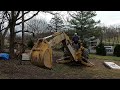 John Deere Industrial Tractor Backhoe Replacing Hydraulic Hose  First repair