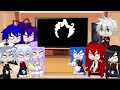 Date a live react to Fnf Tricky Army vs The C. Army