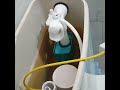 When you find water flowing from the tank to the toilet seat, here is the solution