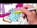 Coloring Pages MY LITTLE PONY - Where do I Sleep? How to color My Little Pony