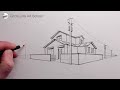 How to Draw a House in 2-Point Perspective Step by Step: Nobita's House