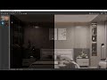 Interior Night Lighting & Render Settings Tutorial | 3Ds Max - Vray Interior Lighting Advance