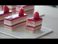 Raspberry Cheesecake / Cotton Sponge Cake / Raspberry Jelly