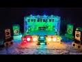 Mini stage making How to make mini stage dj truck and dj gadi light shoo dj stage program science sp