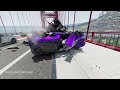 Massive Spike Strip Pileup Car Crashes #97 – BeamNG Drive | CrashBoomPunk