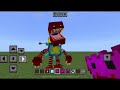 Poppy Playtime Chapter 3 Evil Nightmare Huggy Wuggy and CatNap MOD in Minecraft PE