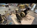 Caterpillar 3406E Diesel Engine and Torque Converter Tear Down - 40 Ton Haul Truck