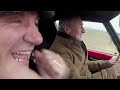 Nick Mason takes Brian Johnson for a ride in his Ferrari 250 GTO