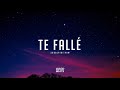Te Falle - Pista De Trap Romantico Lento x Piano Triste | Instrumental