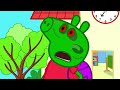 ZOMBIE APOCALYPSE, Scary Zombie Mommy Pig Visits Peppa Pig House | Peppa Pig Funny Animation