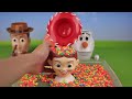 Toy Story Finding Nemo Frozen Olaf Face mug cup Surprise Eggs Toys Disney Pixer