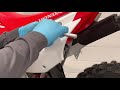 AIR FILTER REPLACEMENT - 2021 Honda CRF125FB (Vid #16)