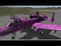 DCS Digital Combat Simulation A-10C Custom Hello Kitty Livery Lazy Sloppy Cruise looking for Armor