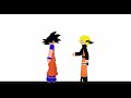Goku vs Naruto! (Game edition, thats why the  animation sucks)