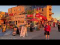 [4K] Sunset at Venice Beach Boardwalk - Los Angeles California USA Walking Tour Vlog & Travel Guide